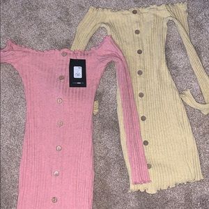 two fashion nova dresses